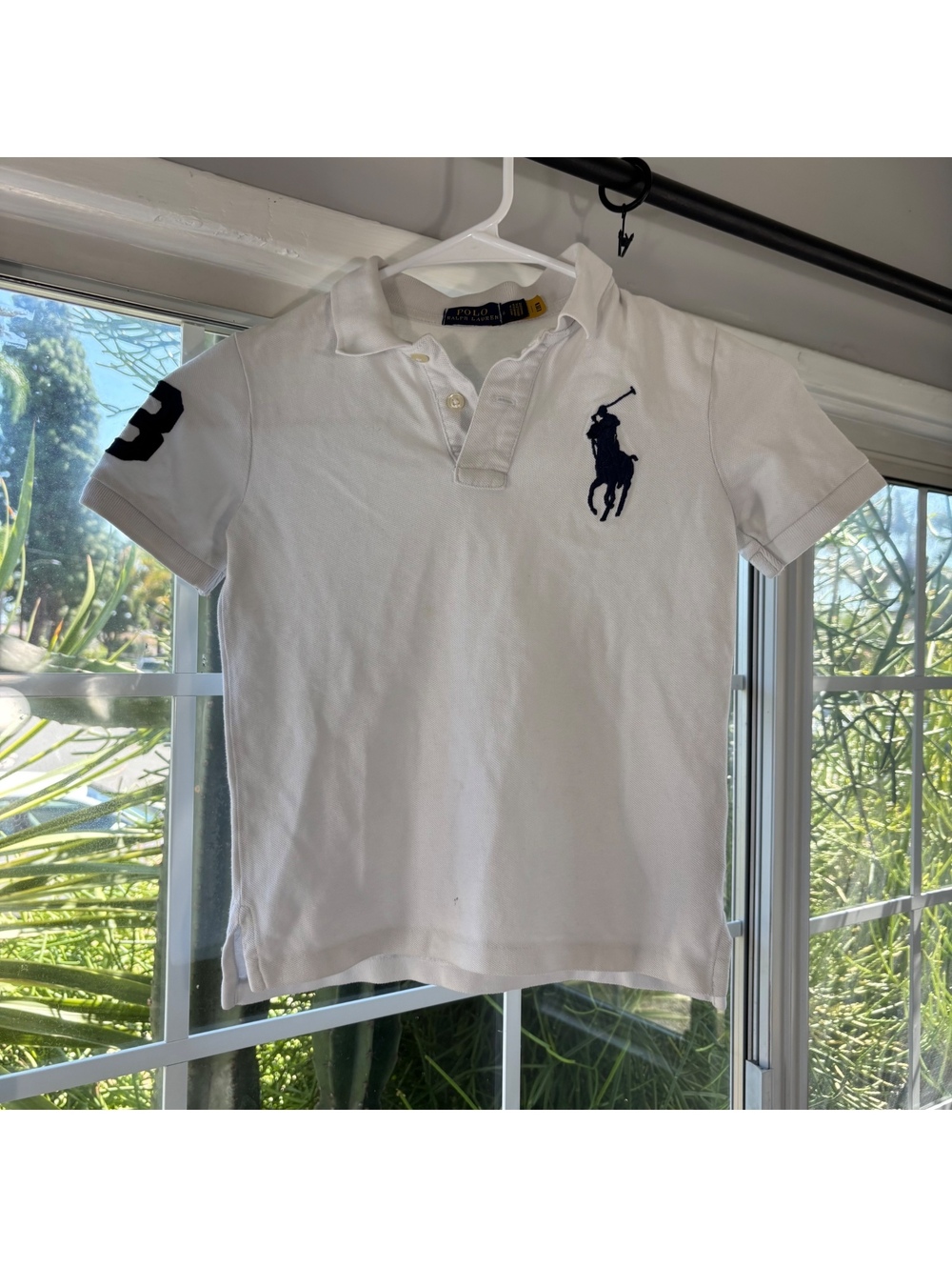 Polo Ralph Lauren white polo shirt